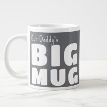 Taza Grande Nombre Personalizado Gris C19 Divertid