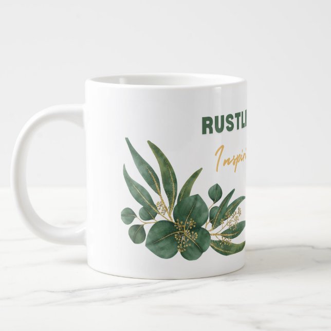 De Café Gigante Taza Hojas Eucalipto (Izquierda)