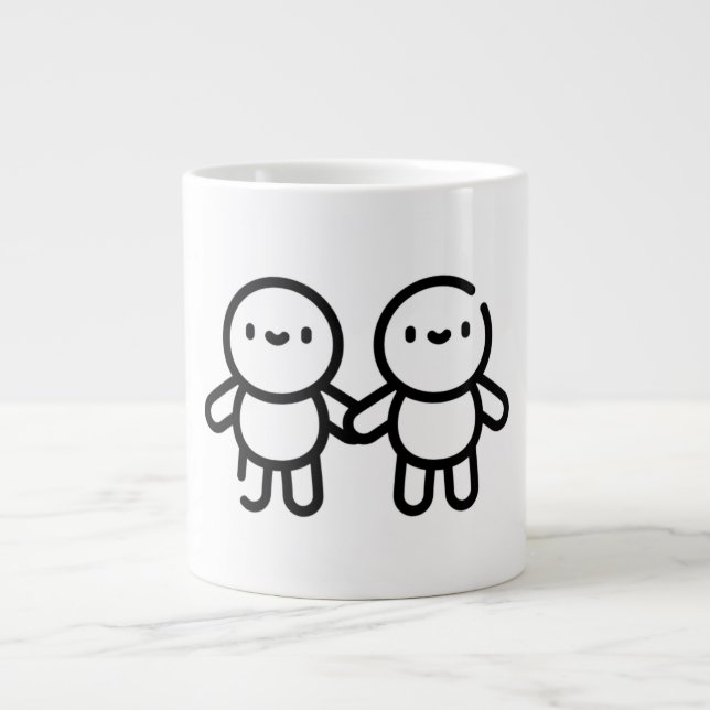 De Café Gigante Taza Jumbo (Frente)