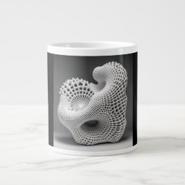 De Café Gigante Taza Jumbo, 20oz  (Coral Shell)