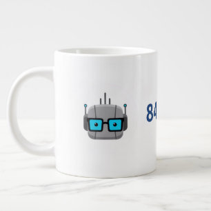 De Café Gigante Taza Jumbo AI Nerd: Alimenta tu Código con 844-AI-