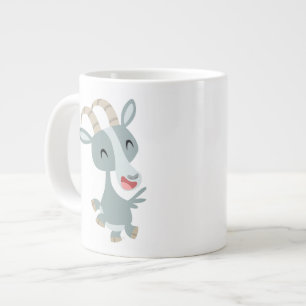 De Café Gigante Taza Jumbo Cabra Animada Monada Bailando