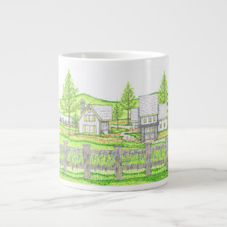 De Café Gigante Taza Jumbo Cottage Farm