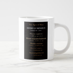 De Café Gigante Taza Jumbo Edades del Hombre