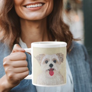 De Café Gigante Taza Jumbo Morkie Love