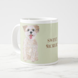 De Café Gigante Taza Jumbo Morkie Personalizada