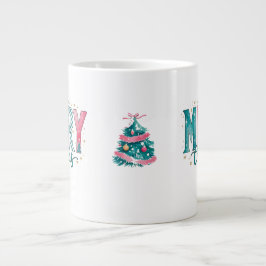 De Café Gigante Taza Jumbo Pastel Feliz Navidad