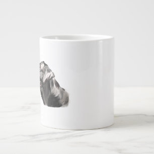 De Café Gigante Taza Labrador Retriever, Perro Lab Coffee Acuarela