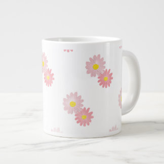 De Café Gigante Taza Margarita Rosa