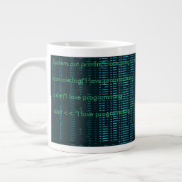 De Café Gigante Taza matrix hacker computers programmer 3