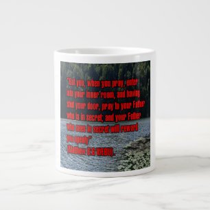 De Café Gigante Taza Matthew 6:6 WEBU