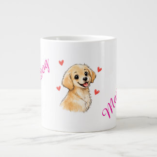 De Café Gigante Taza Mejor Mamá Perro - Cachorro Golden Retriever 