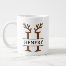 Taza navideña Reno vacaciones, invierno personaliz