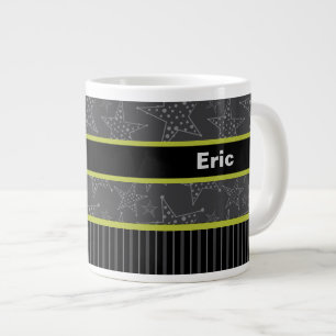De Café Gigante Taza para él, taza conocida personalizada del