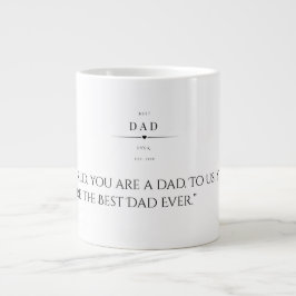 De Café Gigante Taza personalizada para papá Taza especial