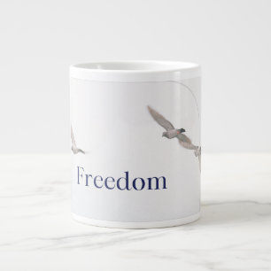 De Café Gigante Taza que celebra la libertad