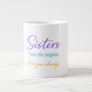 De Café Gigante Taza Regalo para Hermana - Te Quiero Siempre