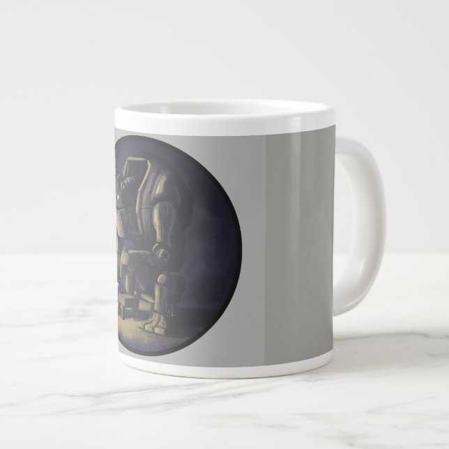 De Café Gigante Taza triste del taquígrafo del hierro (Derecha)