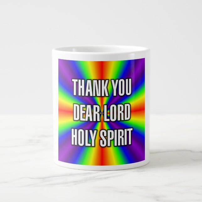 De Café Gigante Taza TÚ DIOS ESPÍRITU SANTO (Frente)