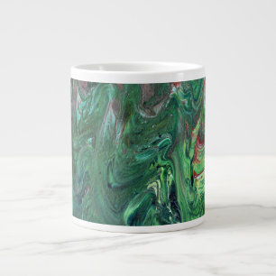 De Café Gigante Taza verde ocupada abstracta salvaje Katmandú 1