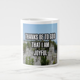 De Café Gigante Tenga Dios Gracias Que Estoy Alegre Taza