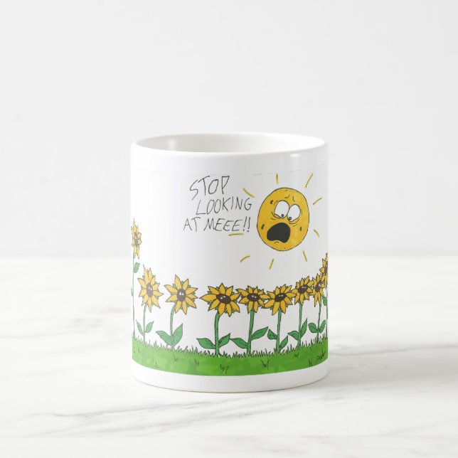 De Café Girasoles - taza del dibujo animado (Centro)
