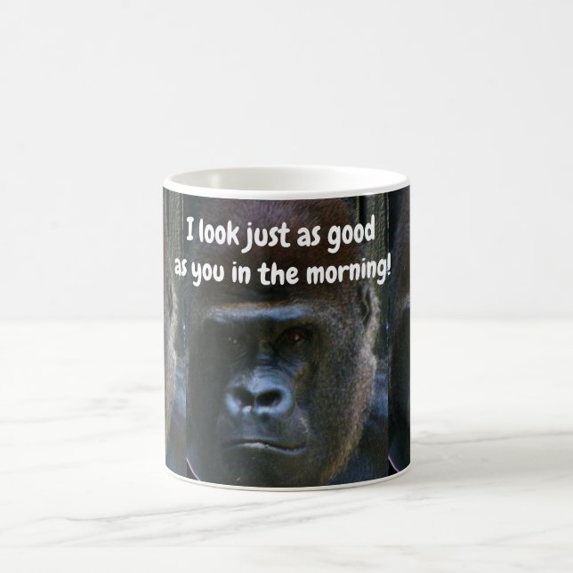 De Café GORILLA ME VEO BUENA taza (Centro)