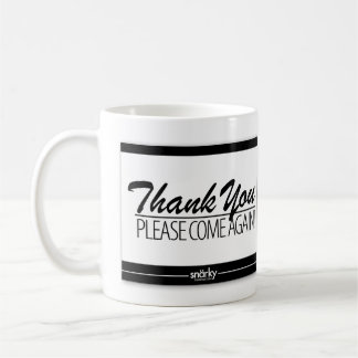 De Café Gracias vienen por favor otra vez taza del Doormat