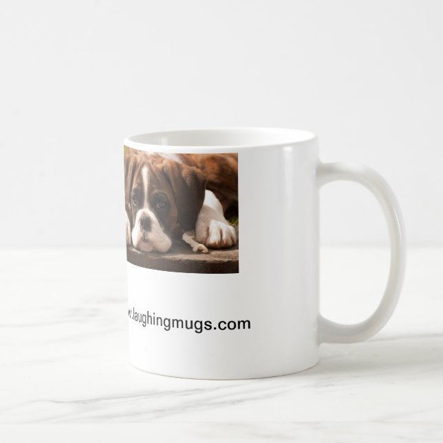 De Café Gran taza del perrito del boxeador (Derecha)