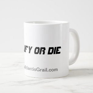 De Café Grande Califique o muera - taza enorme