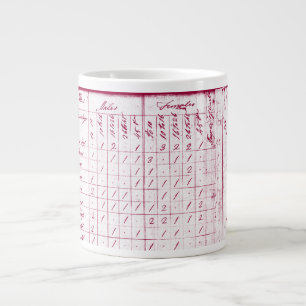 De Café Grande Hon. John Adams, 2do presidente, 20oz. Taza rojiza