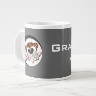 De Café Grande La taza del abuelo enorme