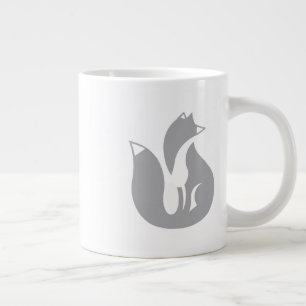 De Café Grande La taza del Fox gris