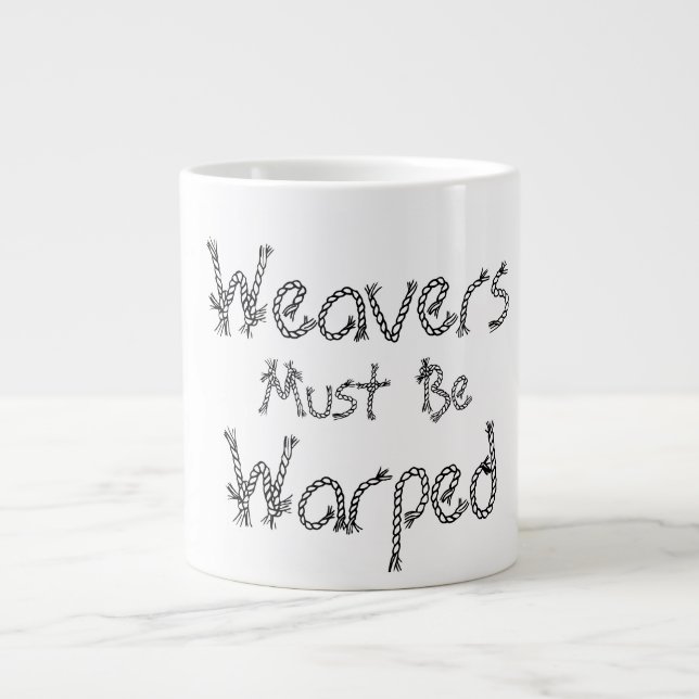 De Café Grande Los tejedores deben ser taza deformada (Frente)