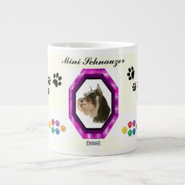 De Café Grande Mini taza enorme del Schnauzer