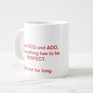 De Café Grande OCD y AÑADEN la taza
