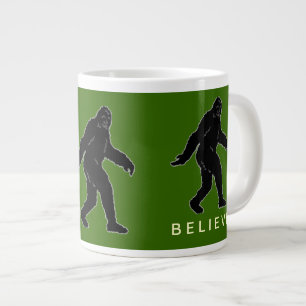 De Café Grande Sasquatch cree la taza enorme verde