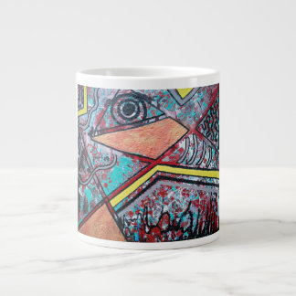 De Café Grande Taza abstracta del diseño I