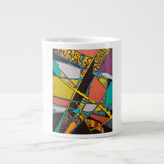 De Café Grande Taza abstracta del diseño III
