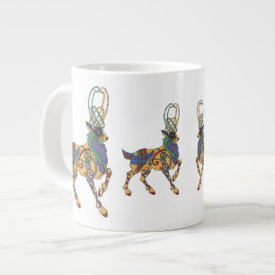 De Café Grande Taza céltica del jumbo del macho