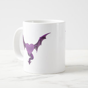 De Café Grande Taza del corazón del dragón