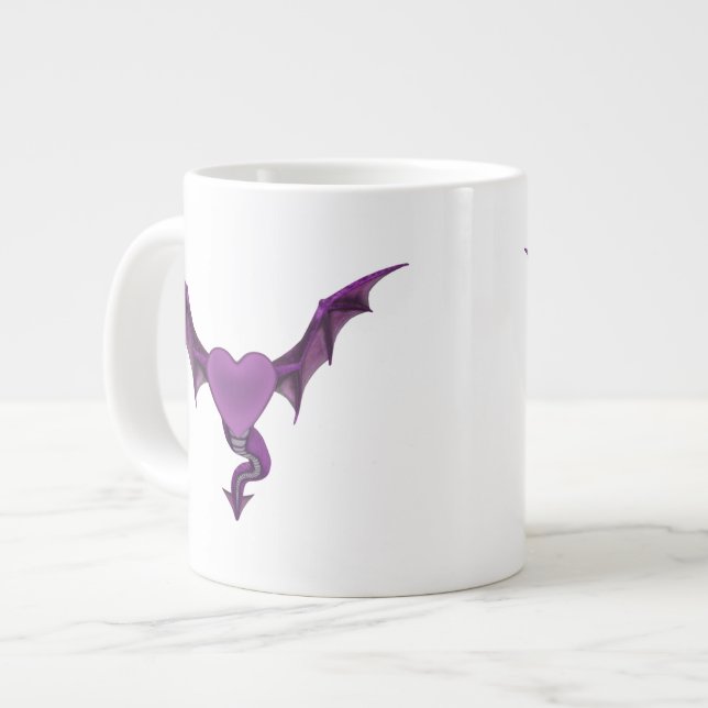 De Café Grande Taza del corazón del dragón (Izquierda)