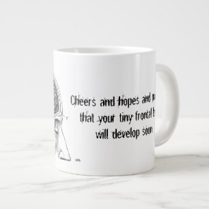 De Café Grande Taza del Haiku del lóbulo frontal