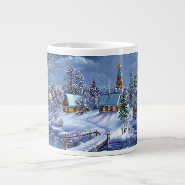 De Café Grande Taza del navidad (Frente)
