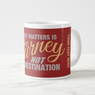 De Café Grande Taza del personalizado del VIAJE