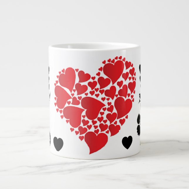 De Café Grande taza del regalo (Frente)