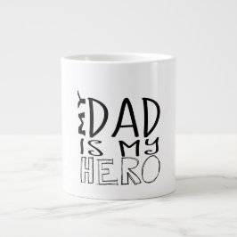 De Café Grande Taza del super héroe del papá