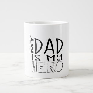 De Café Grande Taza del super héroe del papá