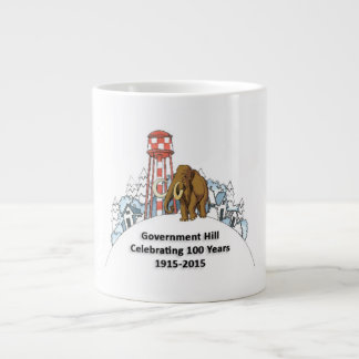 De Café Grande Taza enorme - 100o año y mamut lanoso