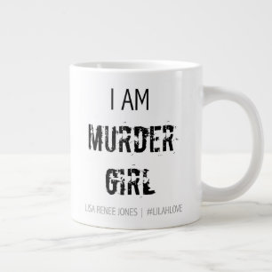 De Café Grande Taza enorme del chica del asesinato del negro